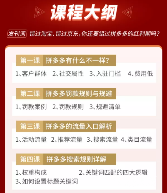 拼多多赚钱全攻略，教你挖掘被人忽视电商蓝海新红利！【千聊-言若非】