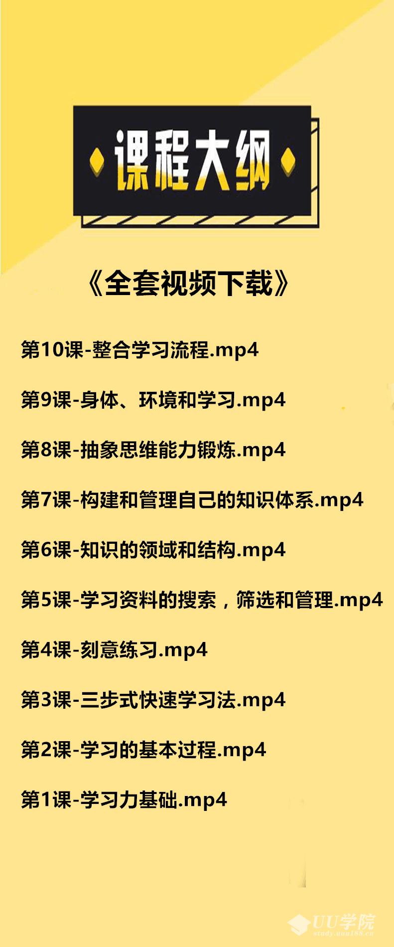 60天引爆你的学习力快速学习法+《全套视频教程》