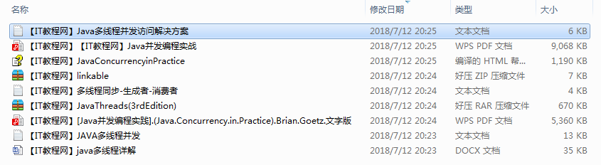 Java多线程并发相关资料汇总