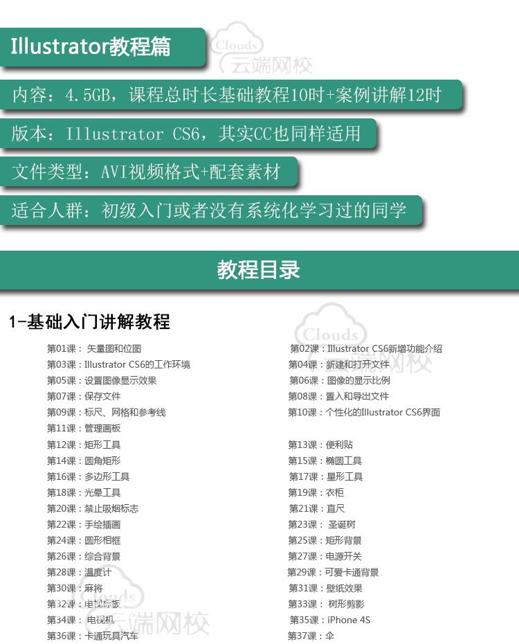 【uu学院精品】平面设计全套教程，包括PS教学、ID教学、CDR教学、Al教学