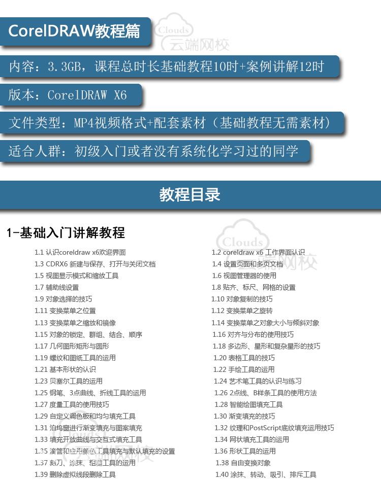 【uu学院精品】平面设计全套教程，包括PS教学、ID教学、CDR教学、Al教学