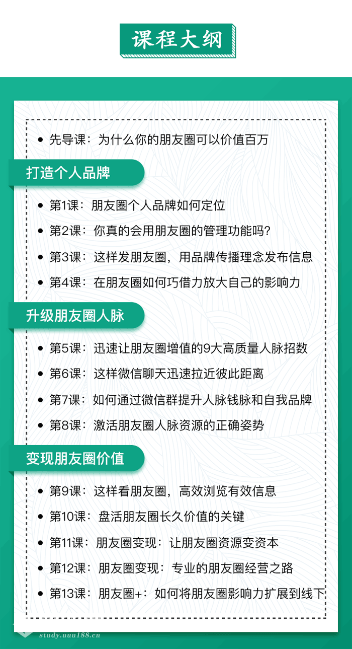 零基础朋友圈营销实战：你的朋友圈价值百万