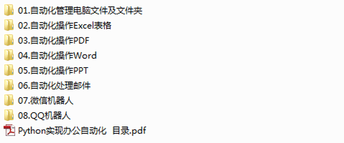 Python实现办公自动化自动化操作Excel表格、自动化操作PDF、自动化操作Word