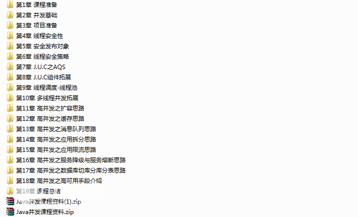 Java并发编程与高并发解决方案全套视频