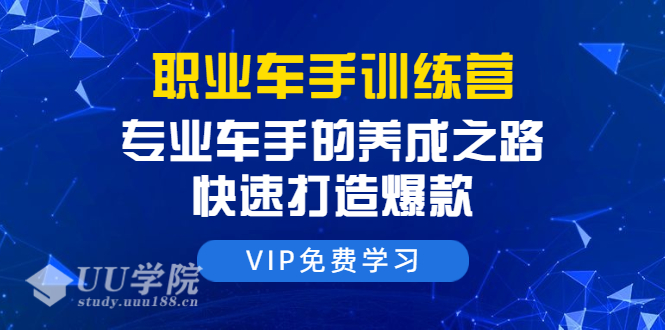 直通车训练营课程：专业车手的养成之路，快速打造爆款（8节-无水印直播...