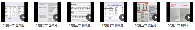 丁香园系统解读临床危急值视频课程【全】