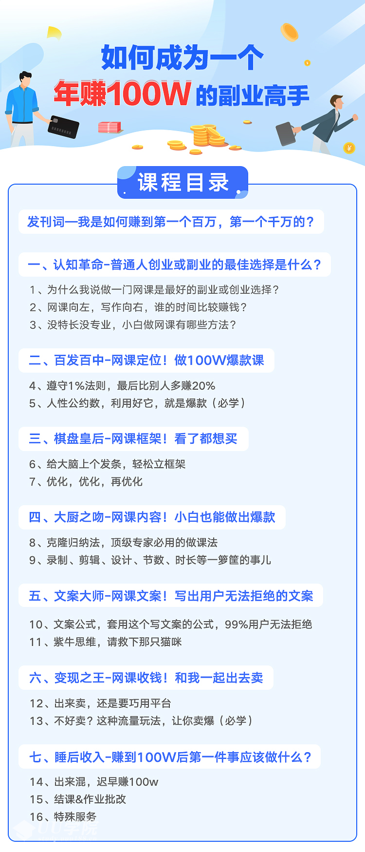 如何成为一个年赚100w的副业高手,人人都能学会的爆款网课制作技巧... ...