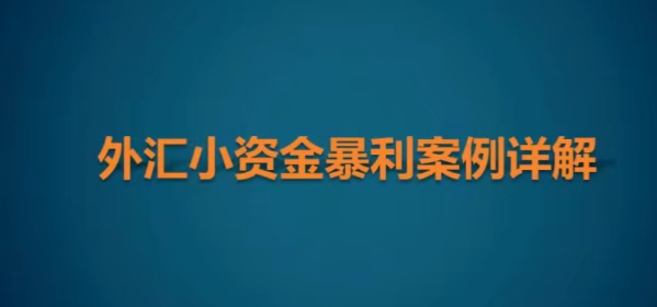 竹祥汇说《外汇小资金暴利案例详解》