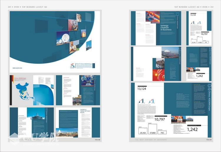 最新世界版式300强NO.3 国外平面排版画册模板 矢量PSD分层设计素材