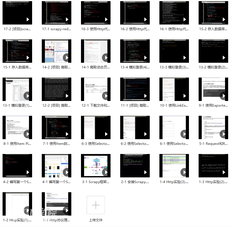 精通Scrapy网络爬虫系列视频课程