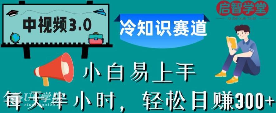 中视频教程冷知识赛道赚钱方法