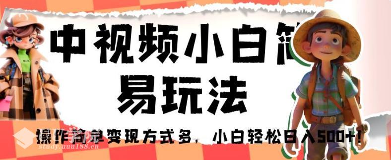 中视频赚钱教程小白也能轻松学会