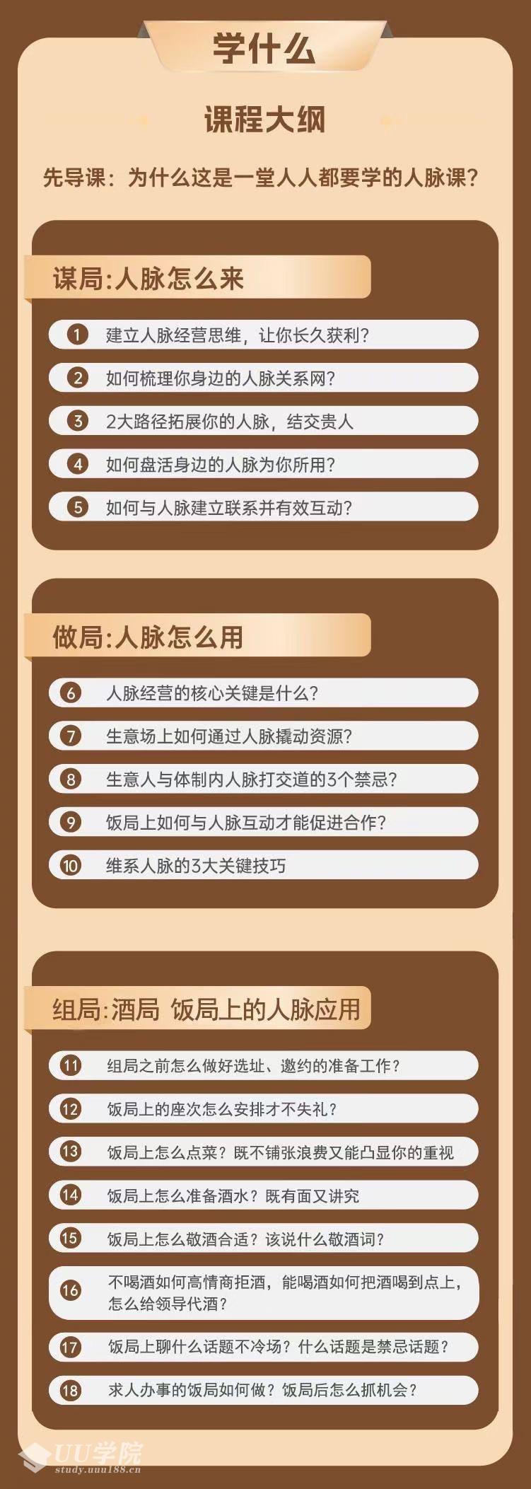 付总人脉经营课程 拓展人脉 维系人脉 结交贵人 人脉圈